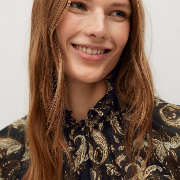Mango Paisley Blouse - Picture 5 of 7